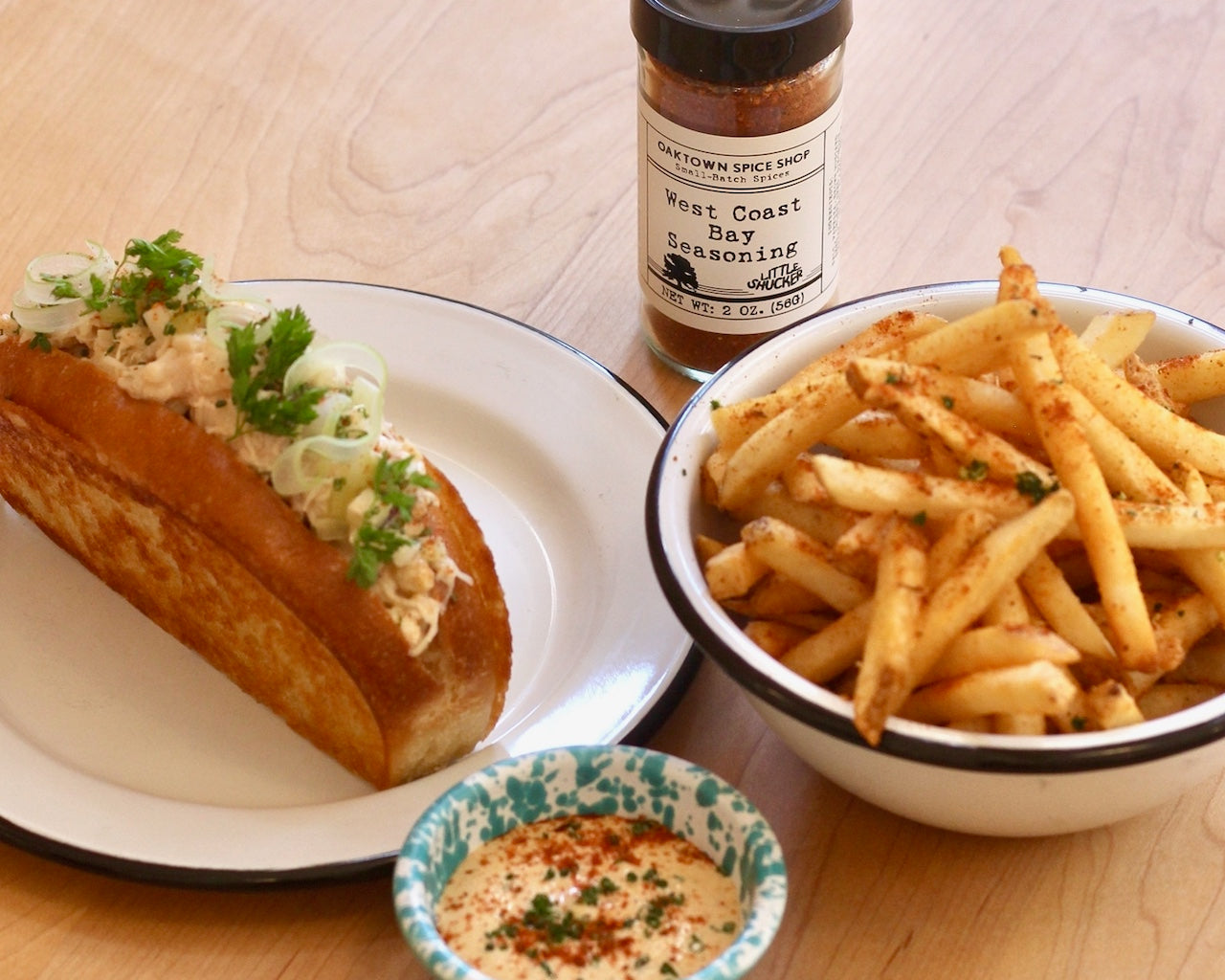 Crab Roll with West Coast Bay Seasoning