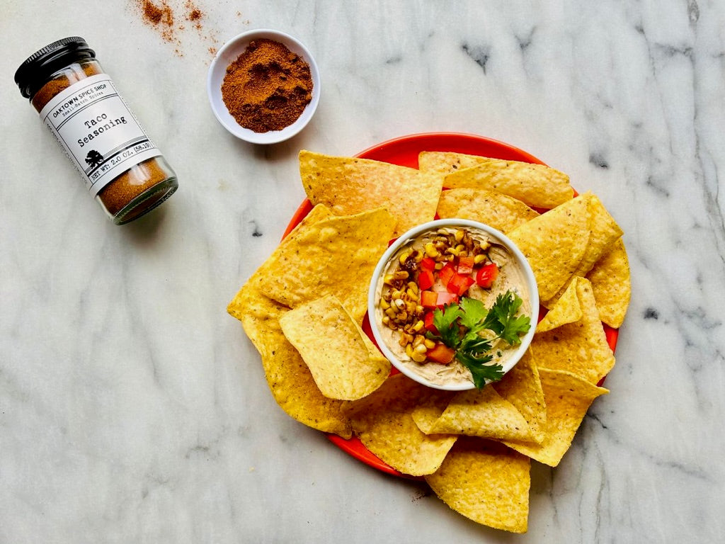 Caramelized Corn Taco Dip